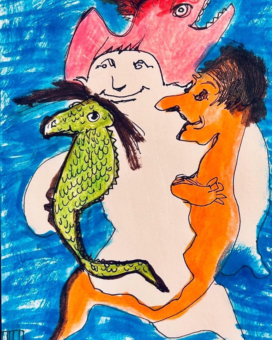 Drawing No. 1,974, 'Daniel's hair salon served a niche market.', posted NOV 11, 2024