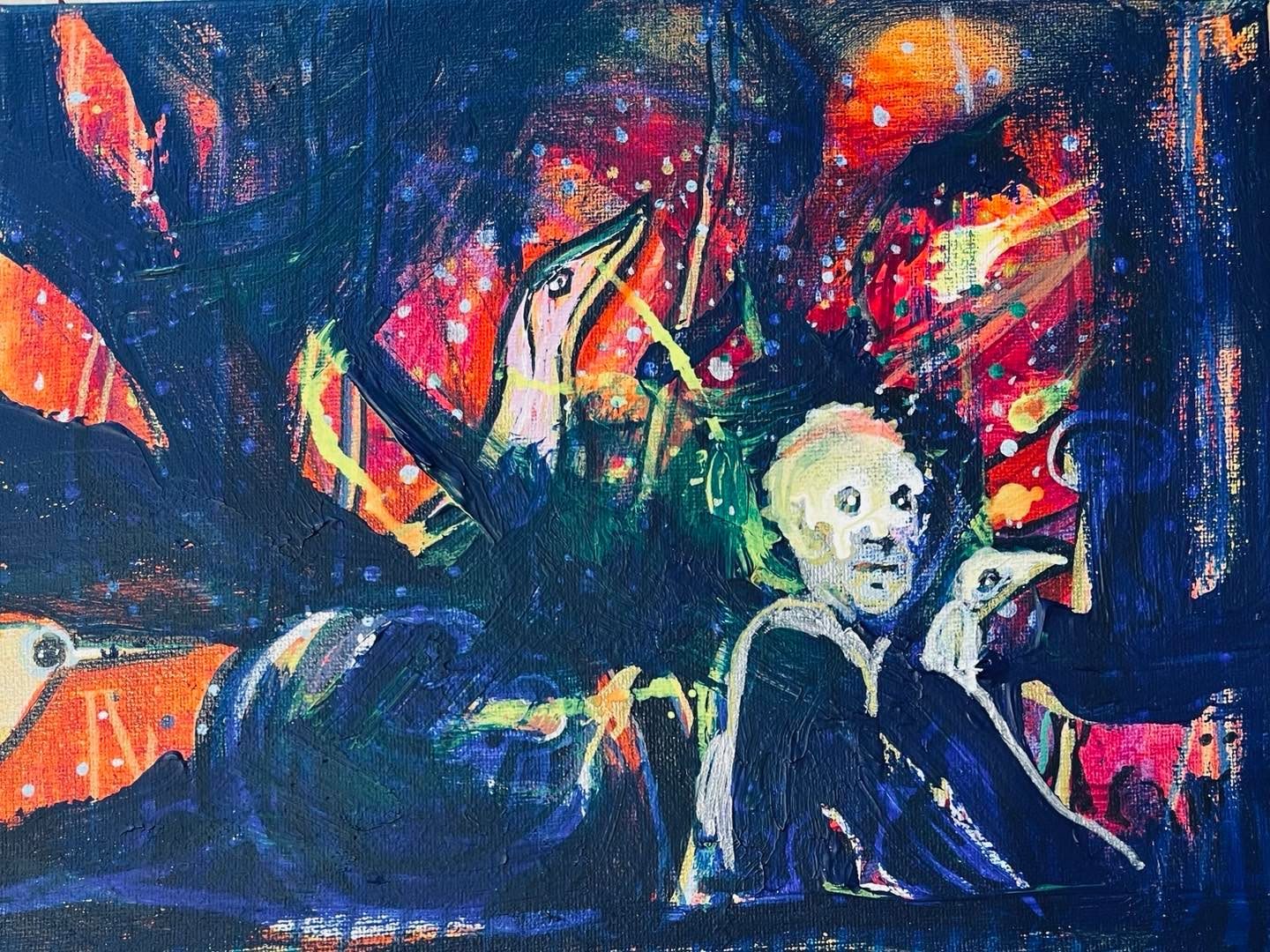 Drawing No. 1,172, 'The city lights were always a thrill for Jonathan.', posted OCT 9, 2022