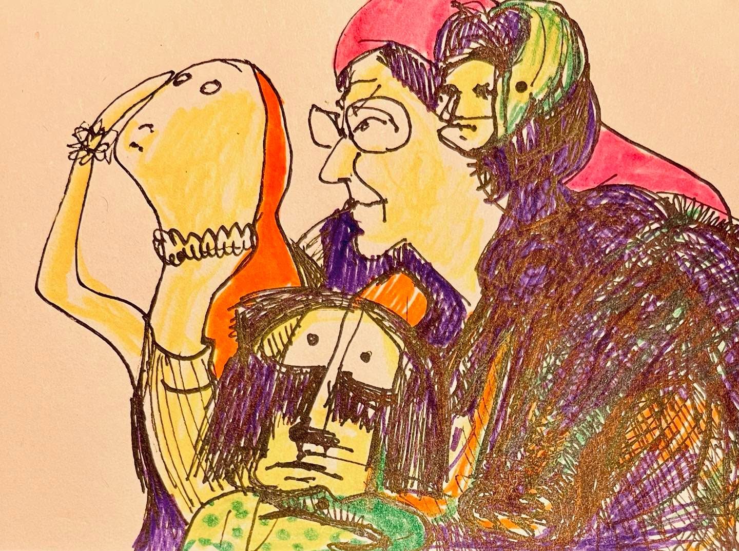 Drawing No. 1,046, 'The Hagermans’ family dynamic was a mystery—even to the Hagermans', posted JUN 7, 2022