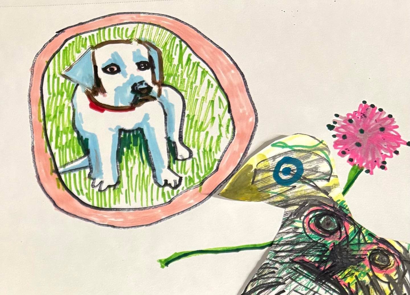 Drawing No. 2,713, 'The Whartons were both big fans of puppies and flowers.', posted SEP 13, 2026