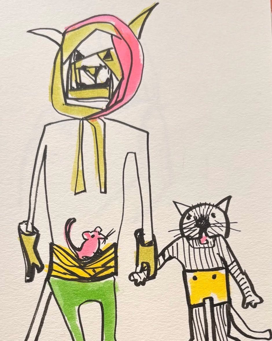 Drawing No. 2,512, 'Keith was still a little young to find his family embarrassing.', posted MAR 22, 2026