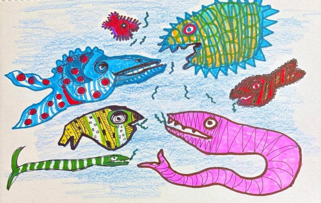 Drawing No. 2,267, 'Bitter-sweet, it was the last club cocktail gathering of the summer.', posted AUG 12, 2025