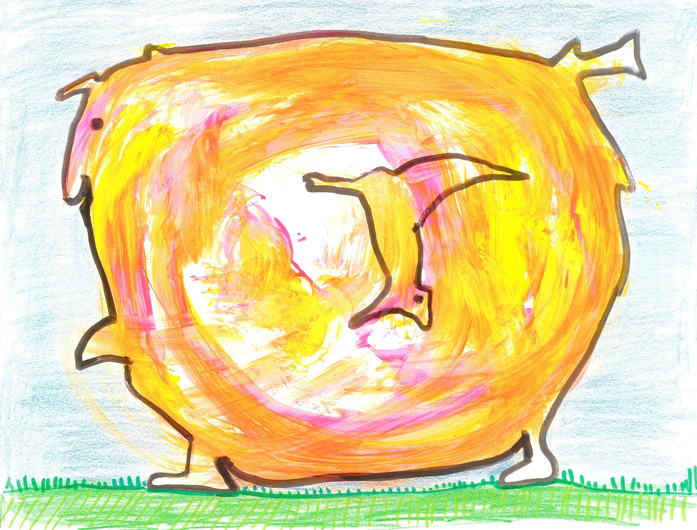 Drawing No. 1,099, 'One in the Oven', posted JUL 29, 2022