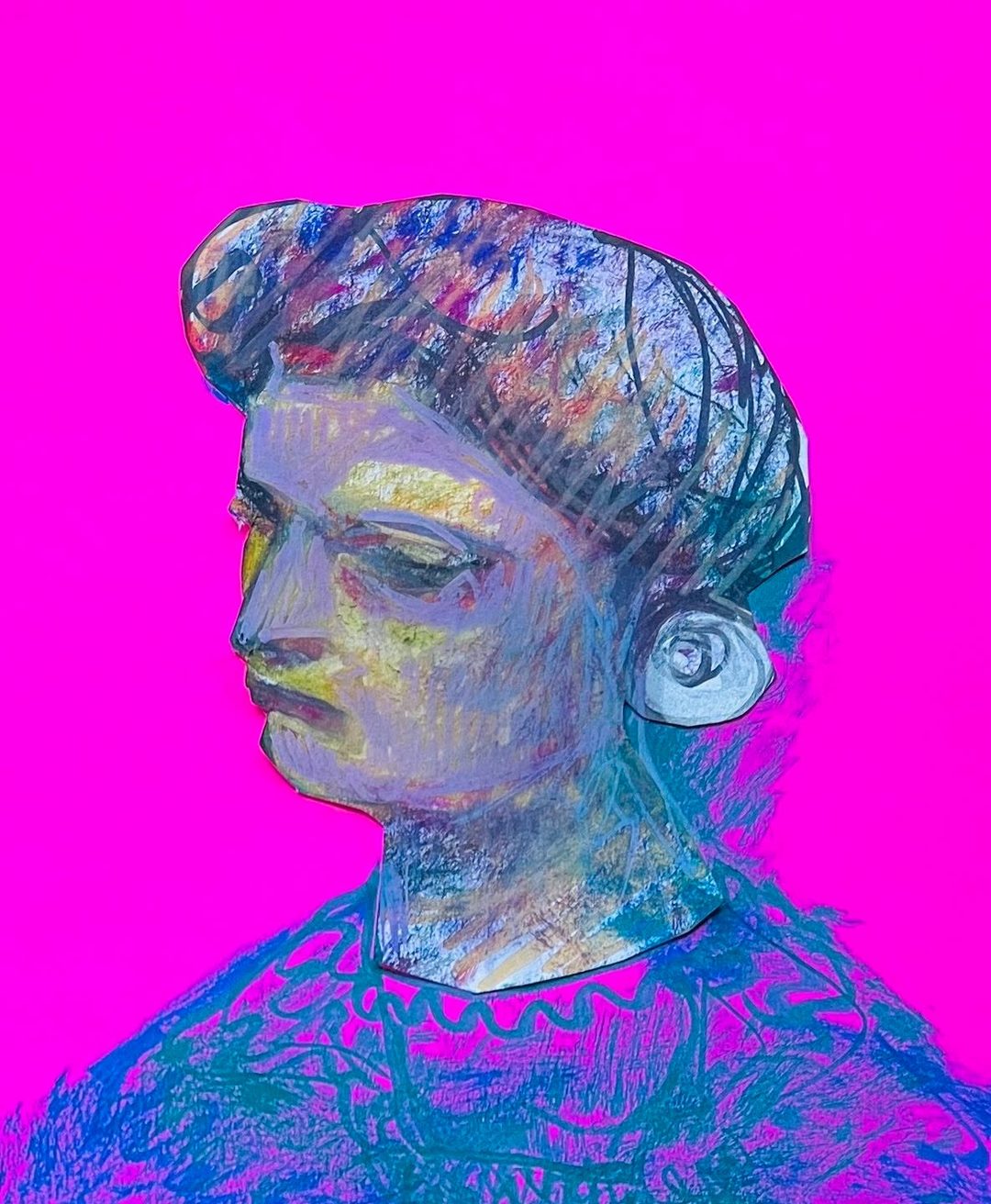 Drawing No. 1,664, 'Betty Ann had no room in her life for drab.', posted JAN 26, 2024