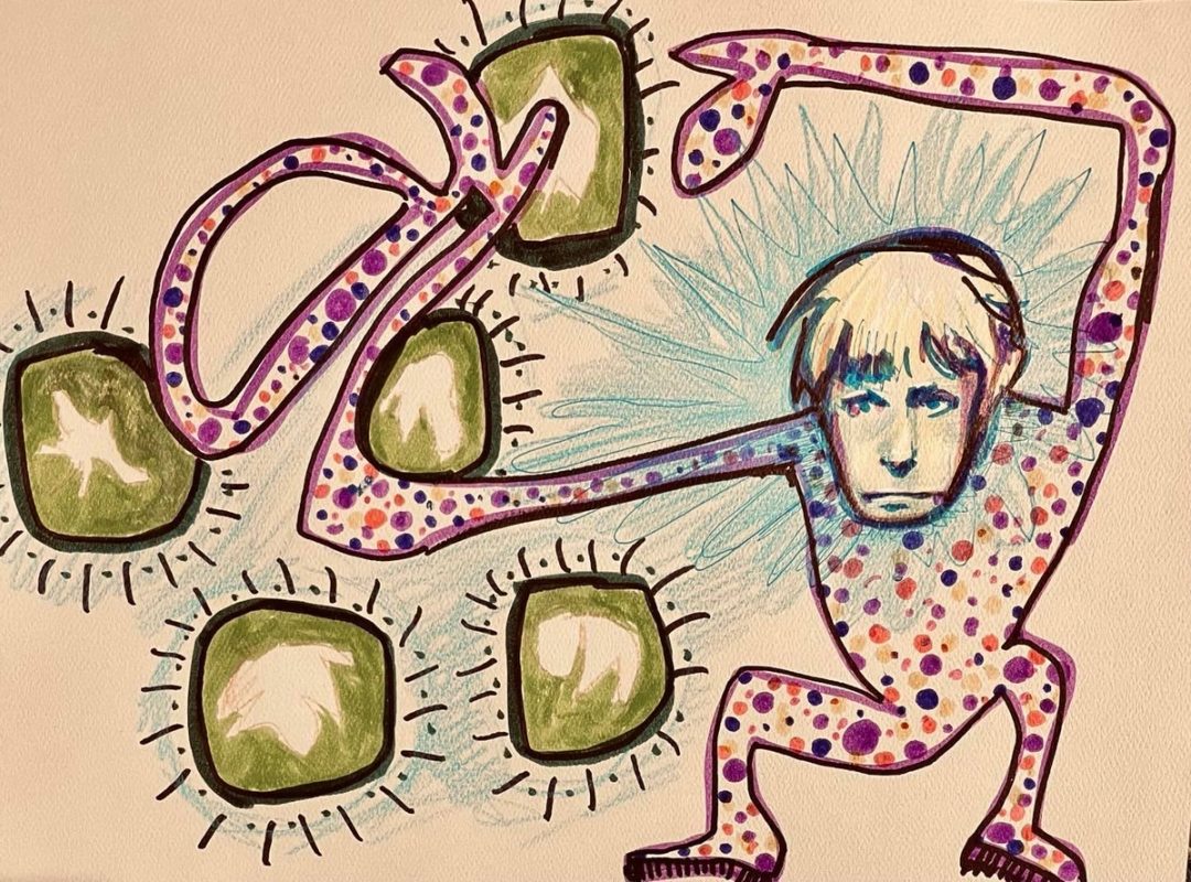 Drawing No. 1,392, 'Zander was deeply invested in fossils.', posted MAY 11, 2023