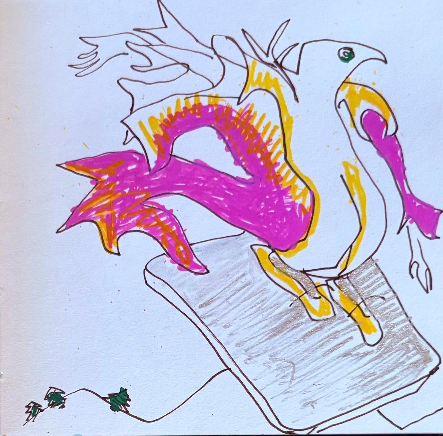 Drawing No. 2,547, 'The late snowstorm gave Hatcher one more run.', posted APR 21, 2026