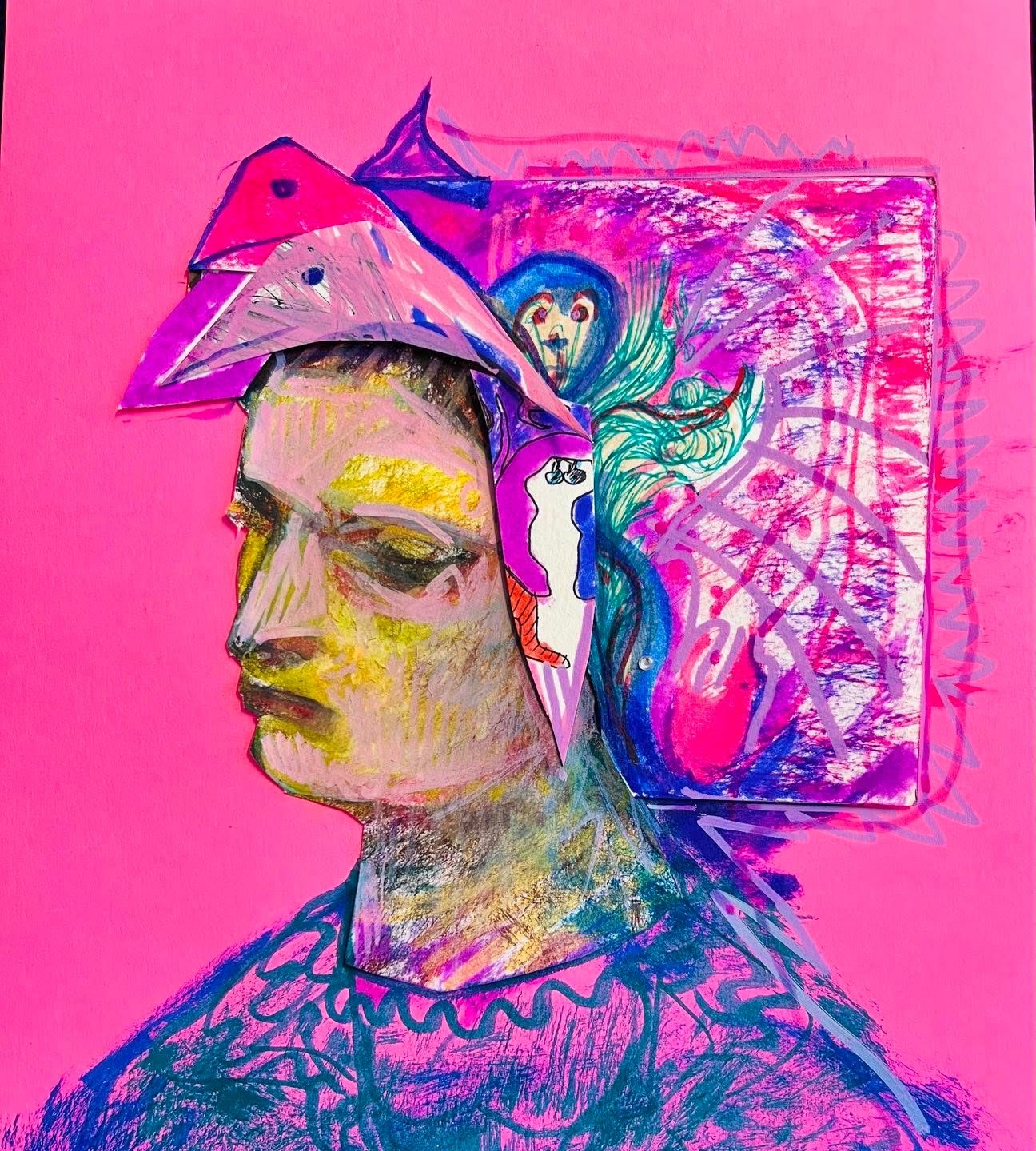 Drawing No. 1,734, 'Daphne liked to get an extra day out of her Easter bonnet.', posted APR 1, 2024