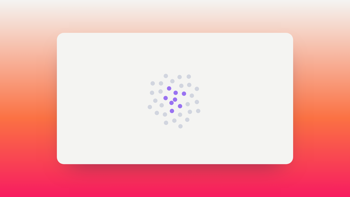 Abstract illustration of opinion dots clustering tightly around one central strength