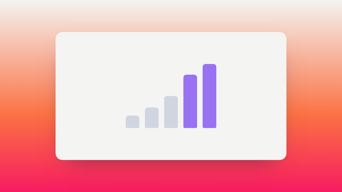 Abstract illustration of a review distribution skewed toward the positive end