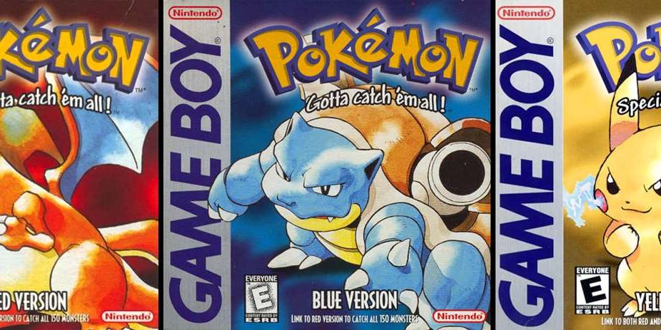 there are three different versions of pokemon game boy games .