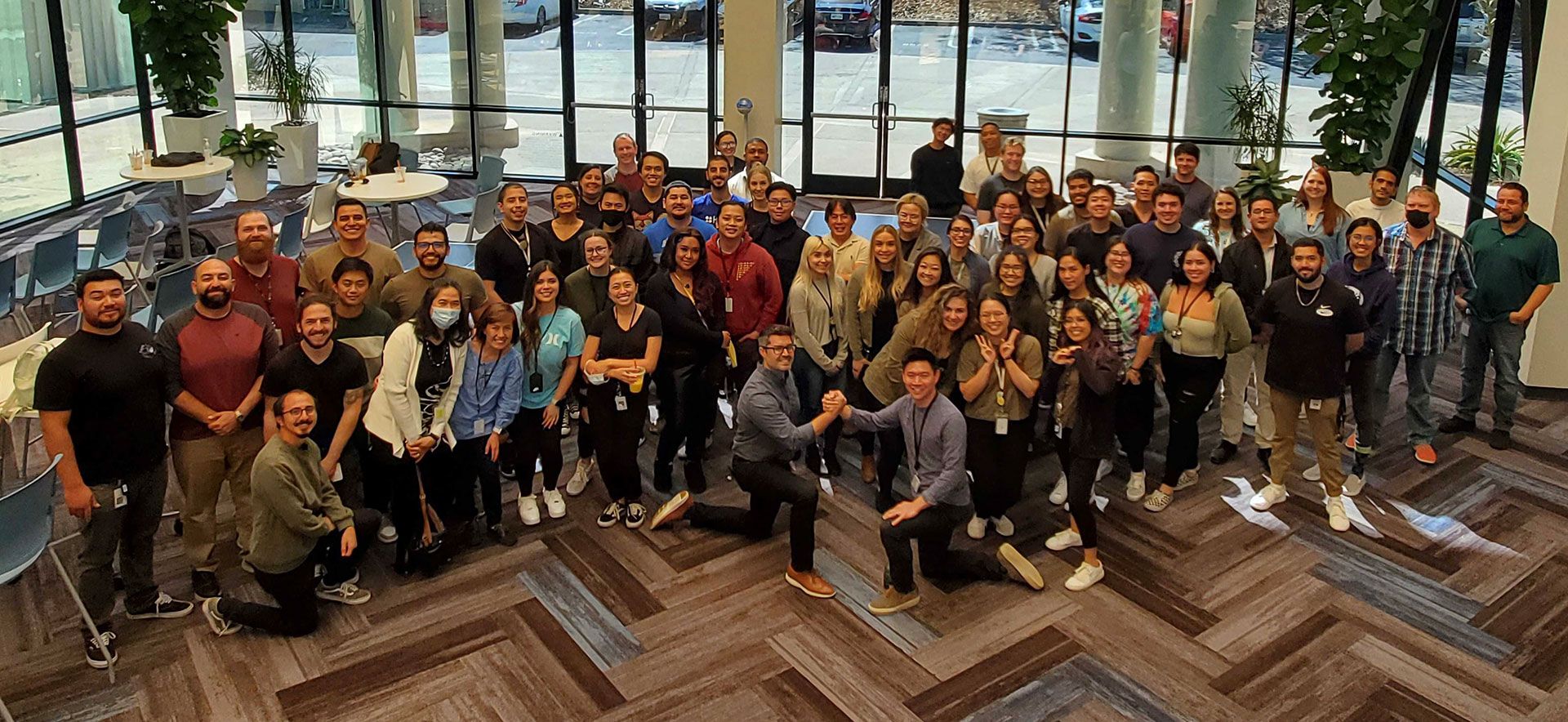 Helix team gathered together