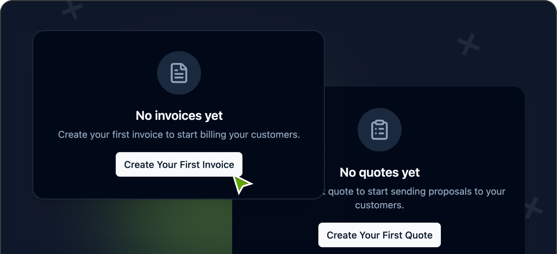 Create quotes and invoices