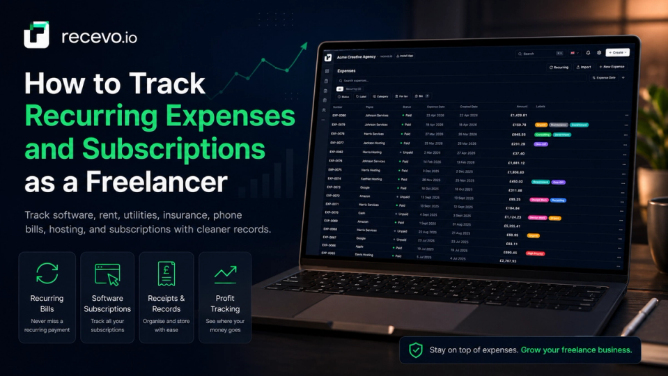 How to track expenses with recevo.io