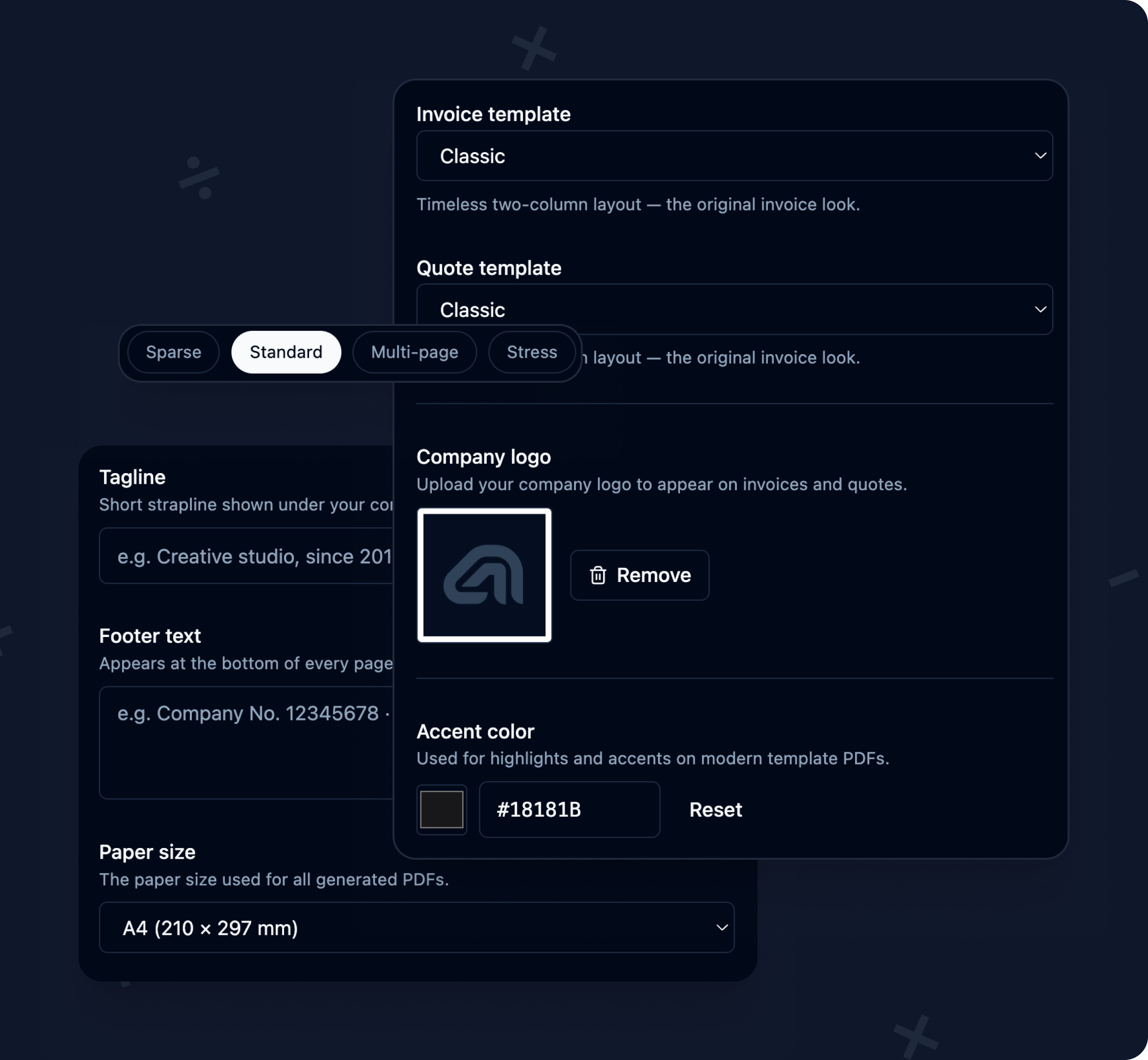 PDF Export & Branding