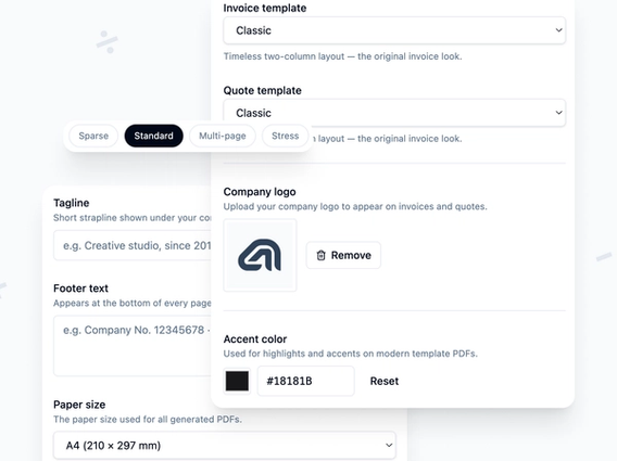 PDF Export & Branding