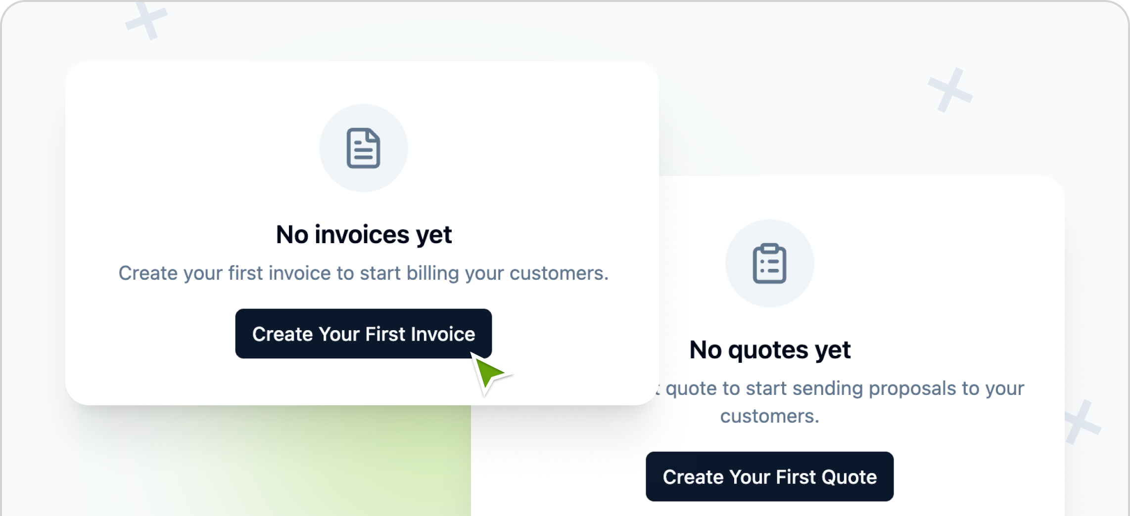 Create quotes and invoices
