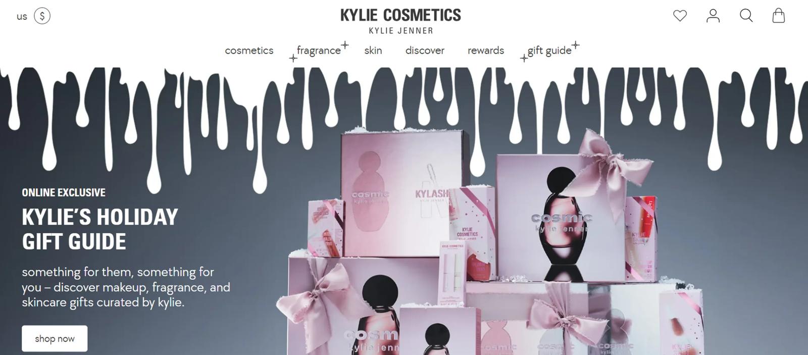 Kylie Cosmetics Shopify beauty store