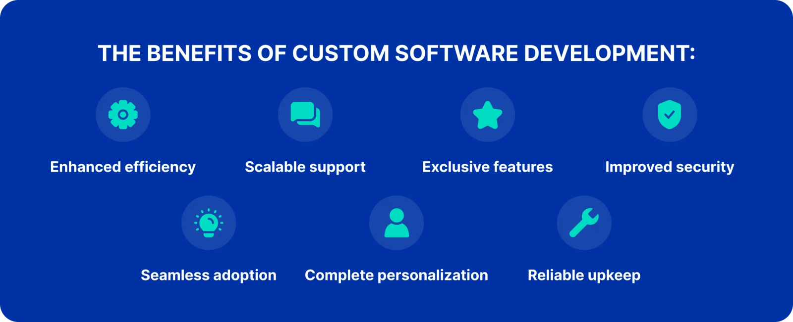 The benefits of custom software development