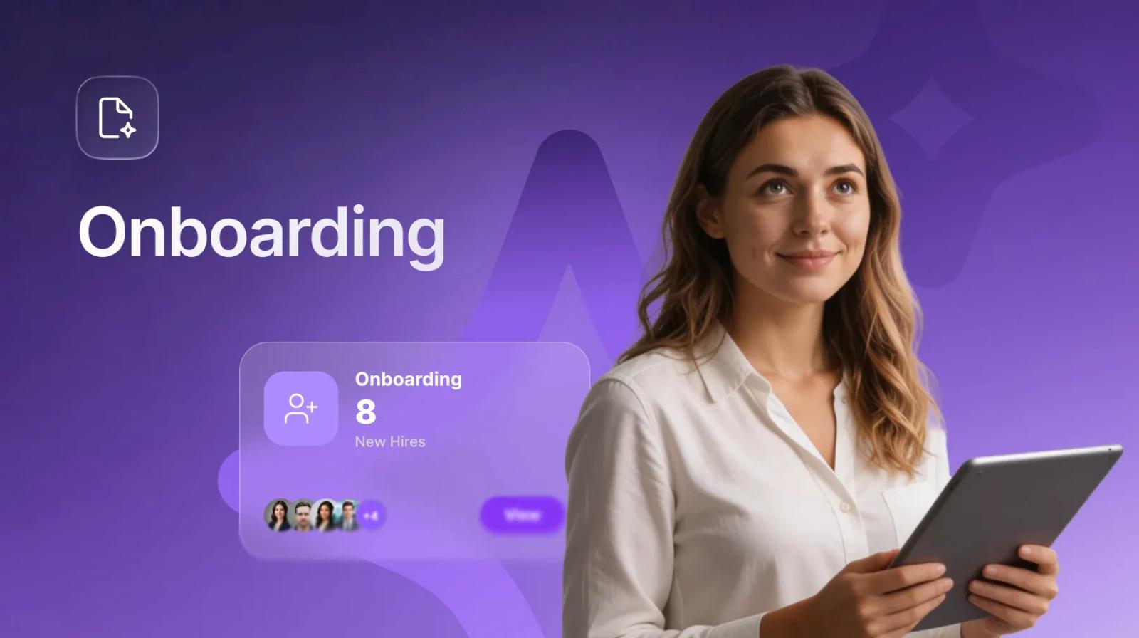 Generative AI for onboarding in HR
