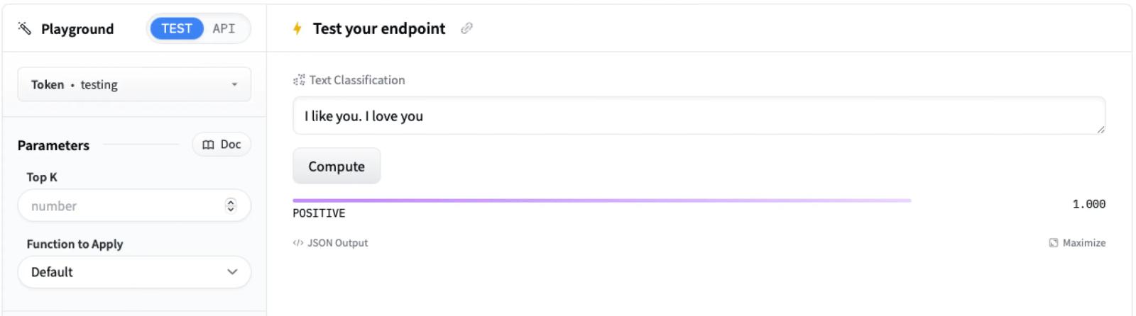Test your Endpoint