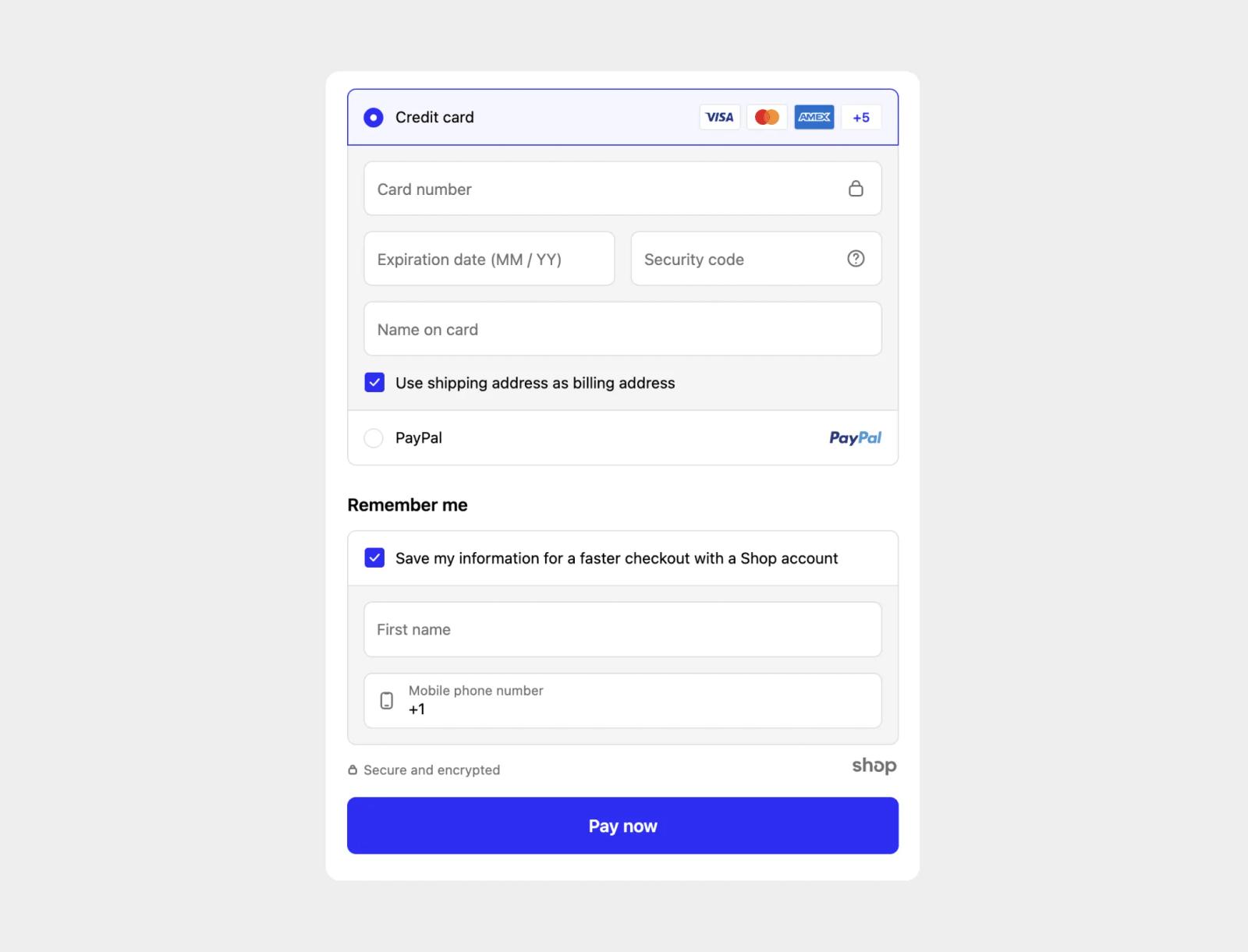 Reduce checkout steps and fields