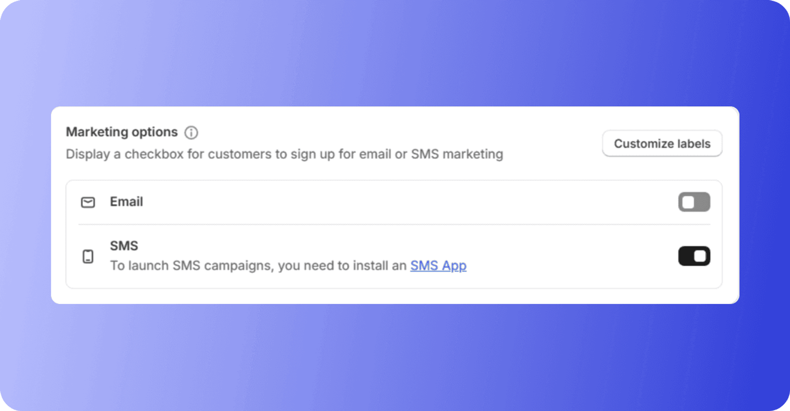 SMS marketing