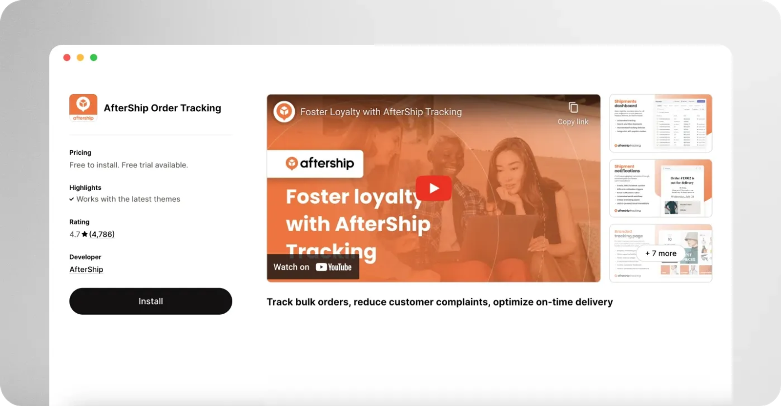 AfterShip Order Tracking