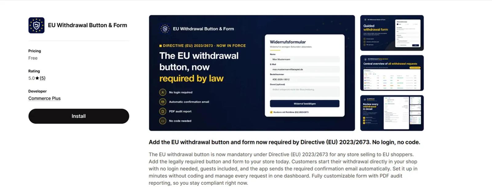 Managed Markets now handles EU cancellation and return requests