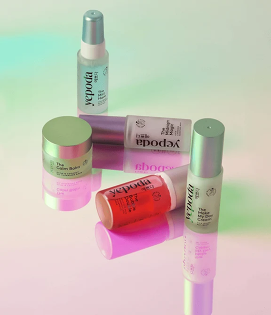 Yepoda skincare product range