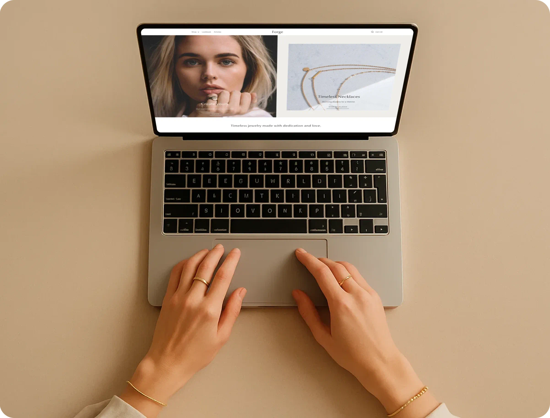 Our jewelry website development helps you sell with elegance