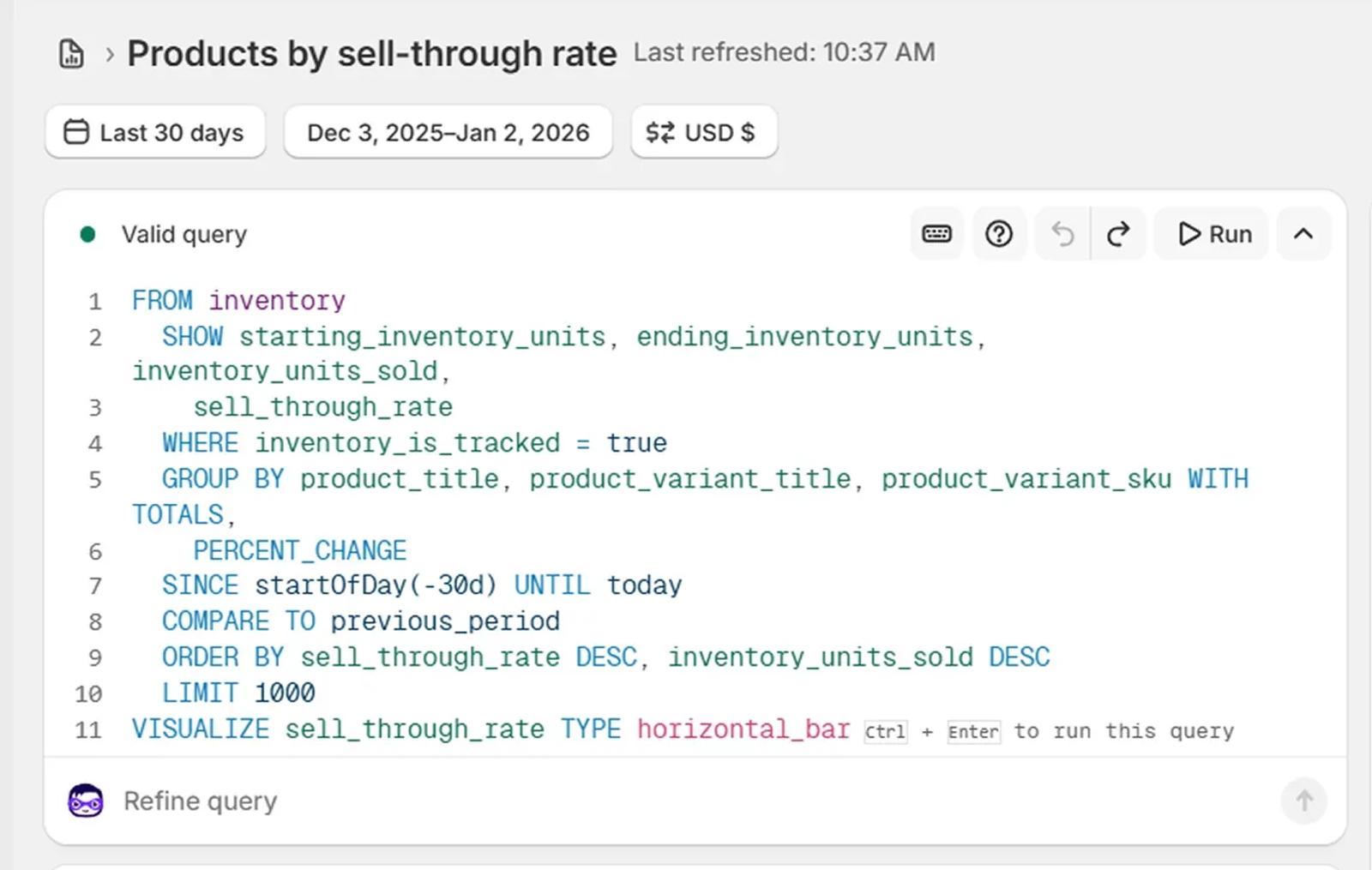 Payments and web performance data in Sidekick