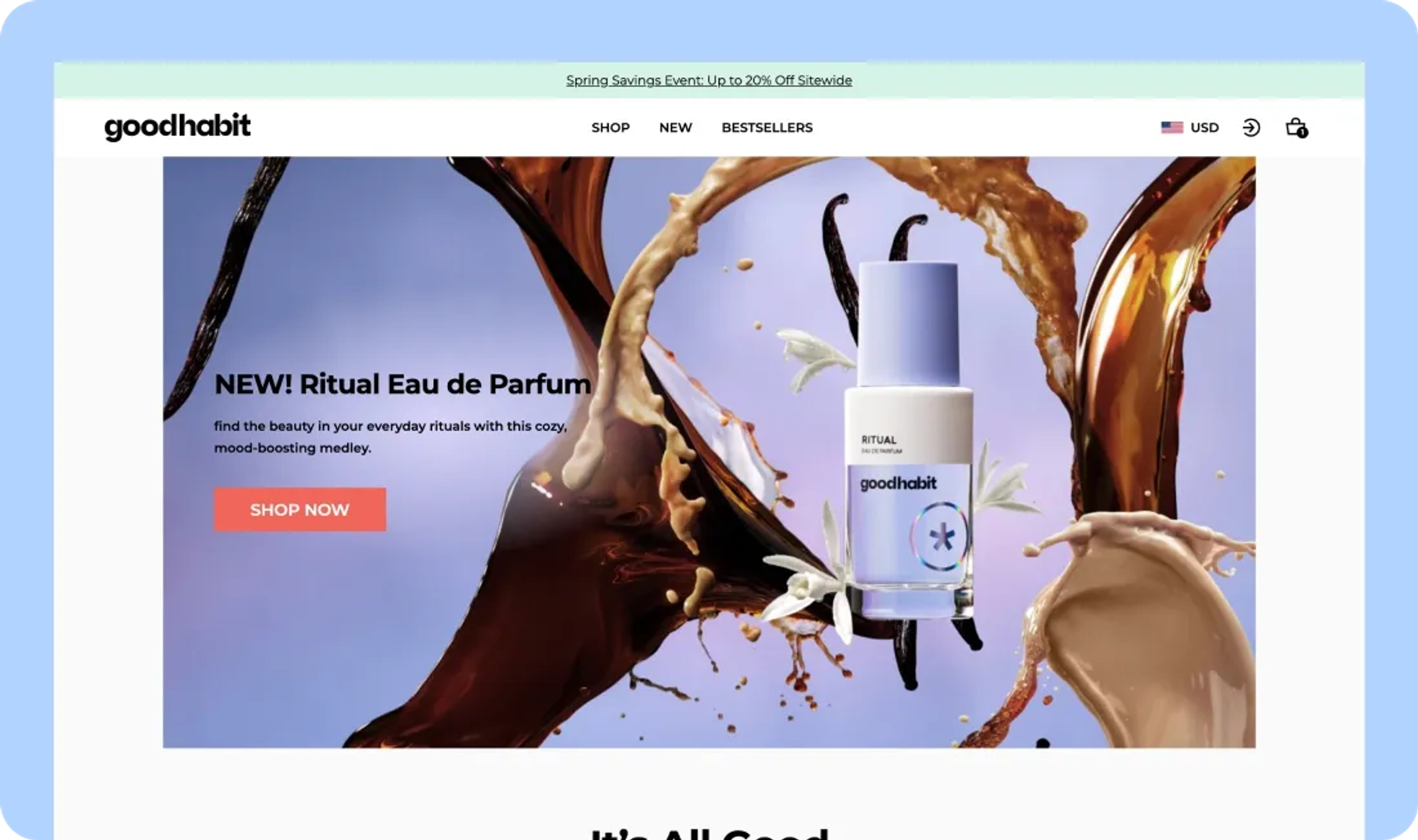 Home page