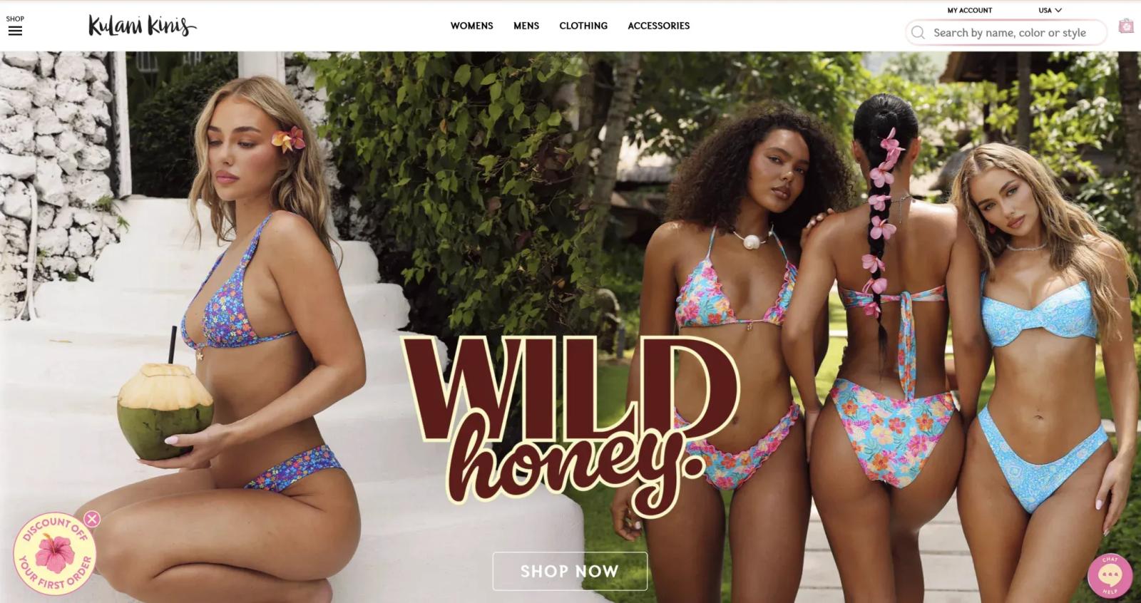 Kulani Kinis - Swimwear B2B Shopify store