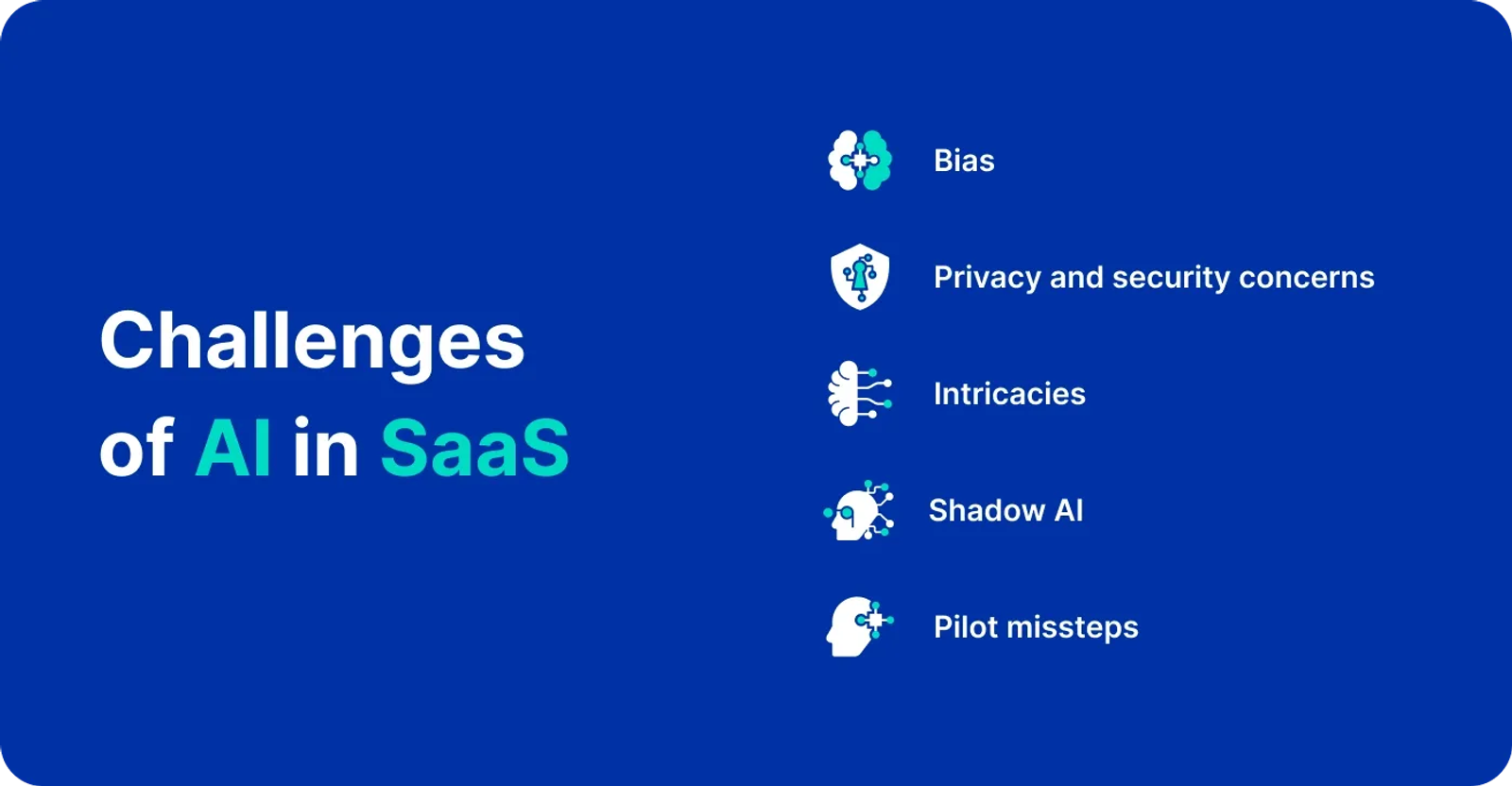 Challenges of AI in SaaS