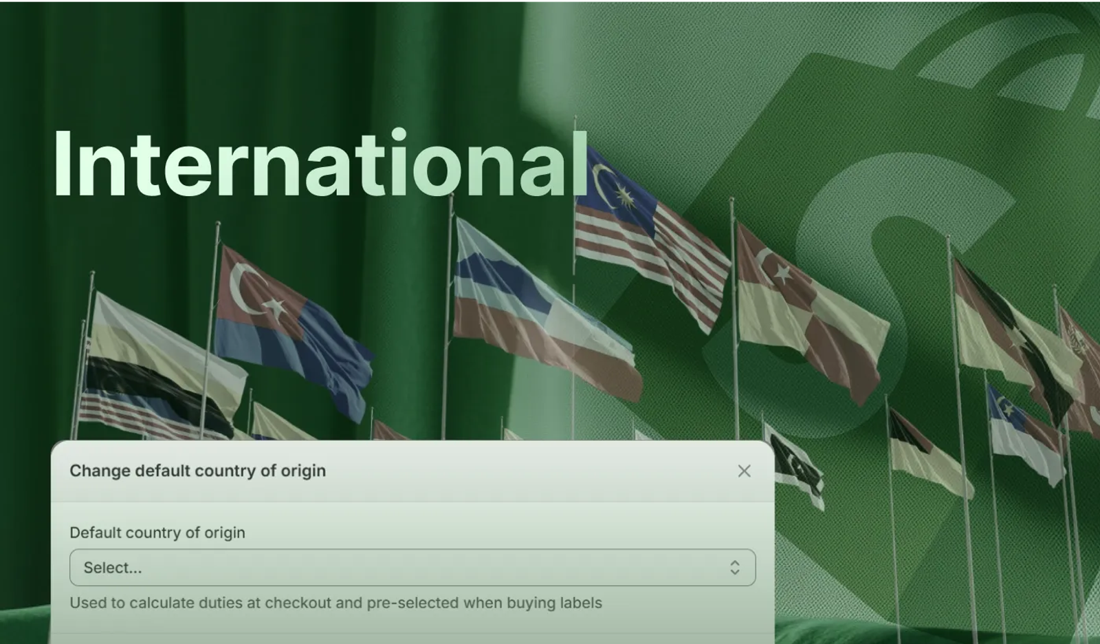Shopify May updates for international selling