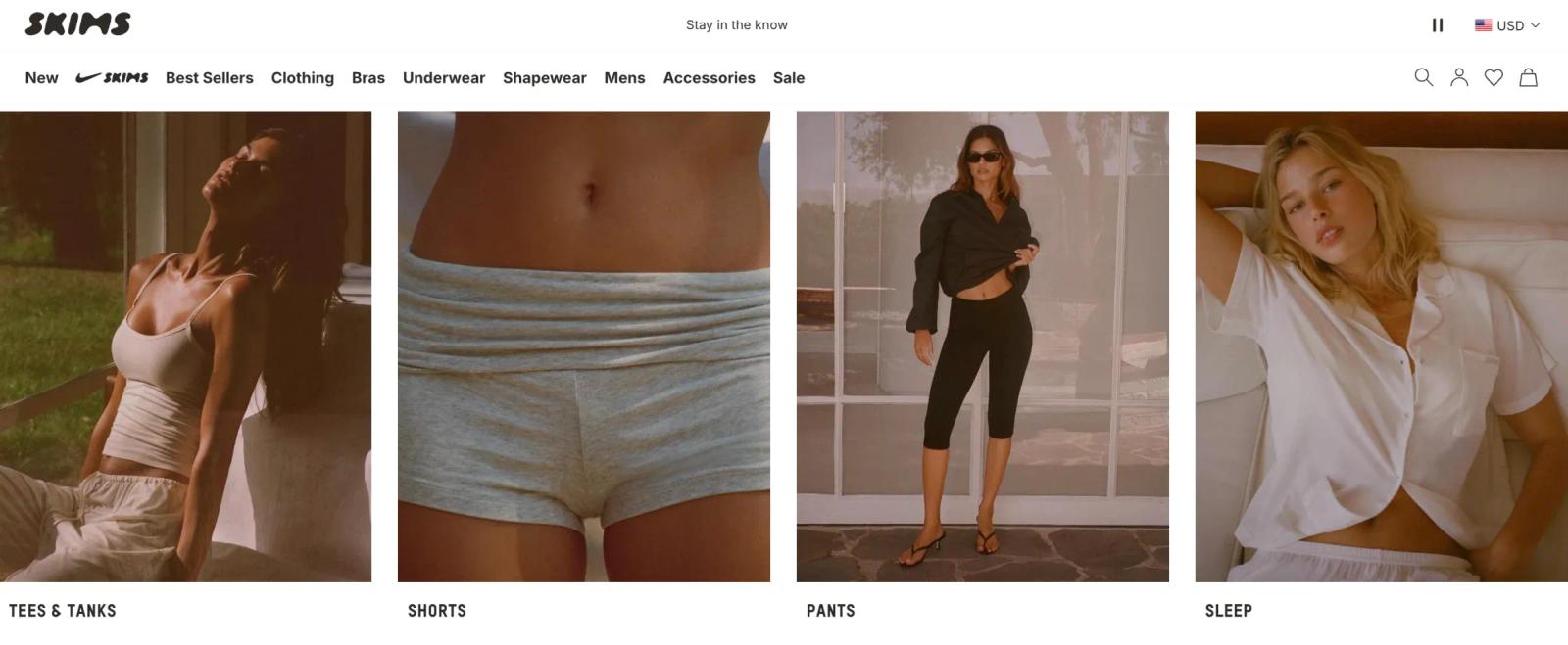 SKIMS Shopify Hydrogen headless store