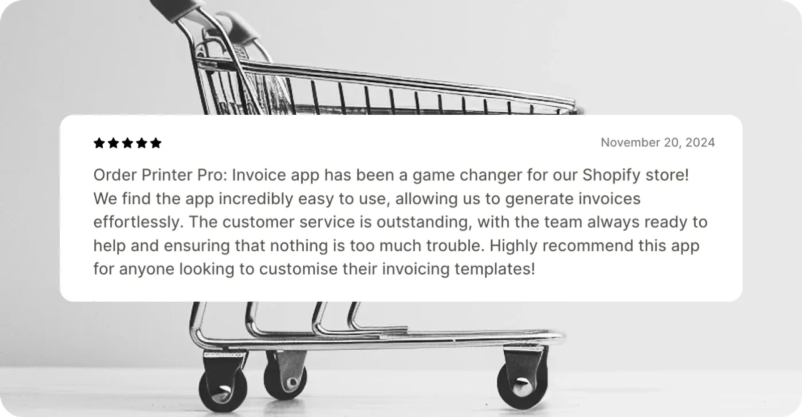 Order Printer Pro Customer review