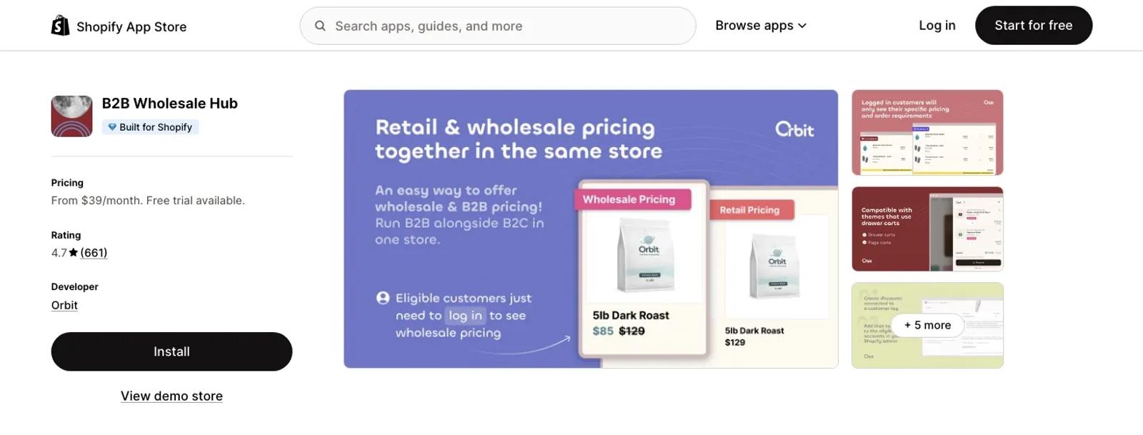 Best wholesale app for Shopify - B2B Wholesale Hub