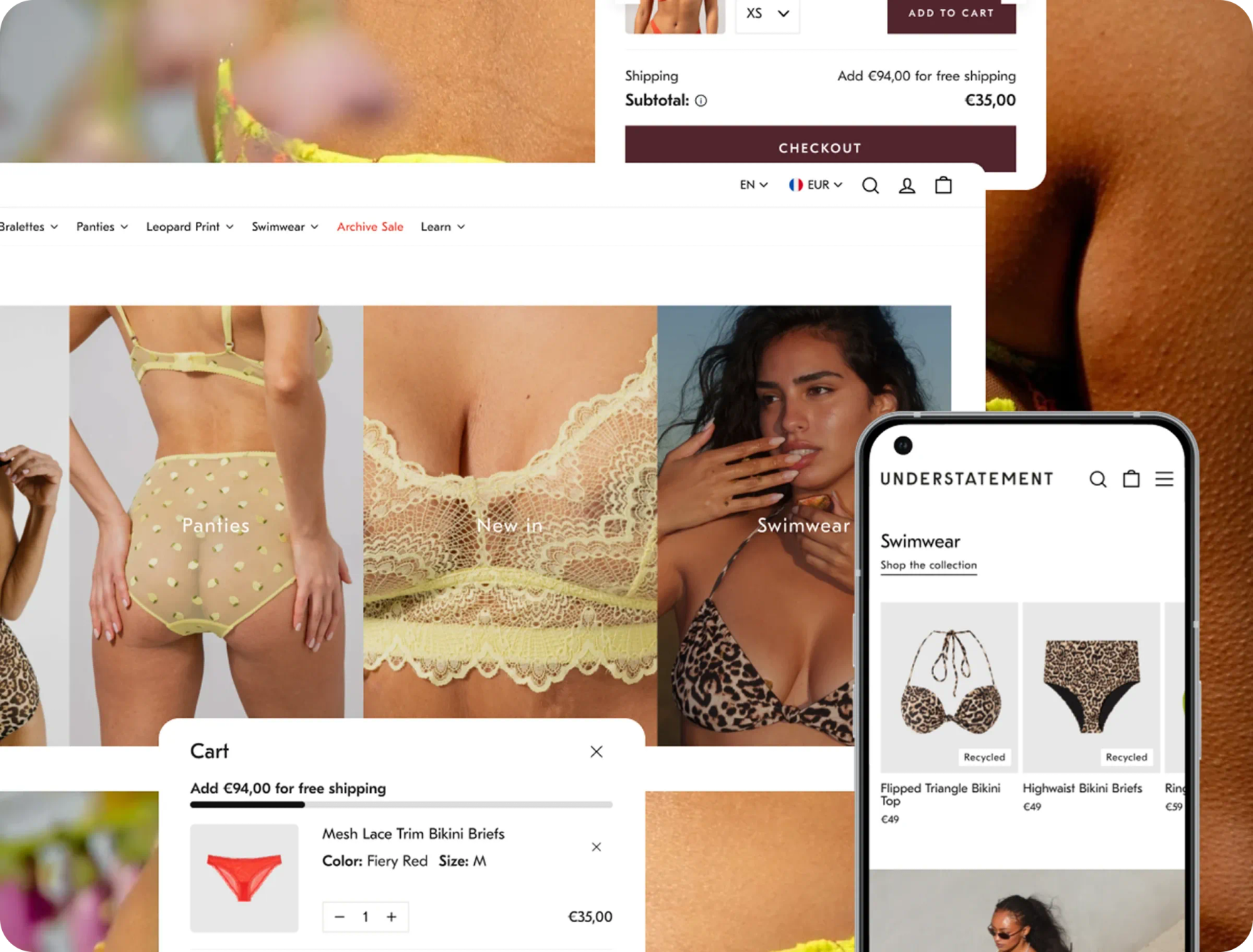 Fashion apparel website features Fashion apparel website features