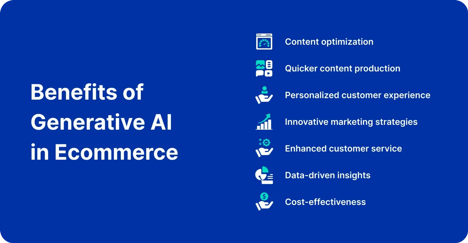 Benefits of Generative AI in Ecommerce