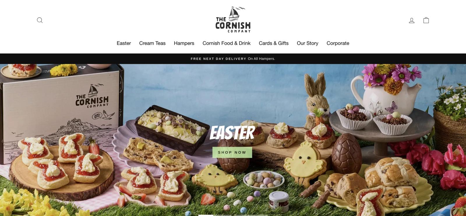 The Cornish Company UK Shopify store