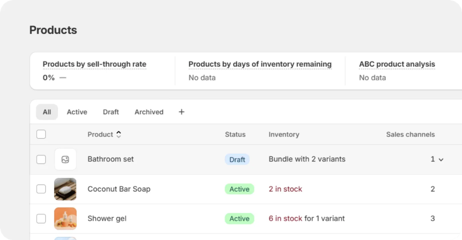 Once you create the bundle, it will appear in the Products section