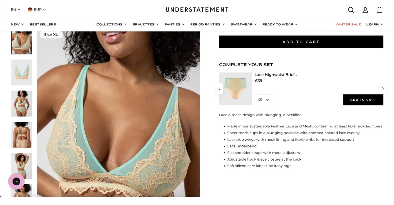 Add supplementary products on the individual product pages