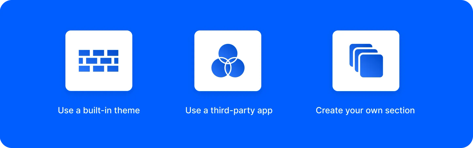 Ways to create a recommended product section