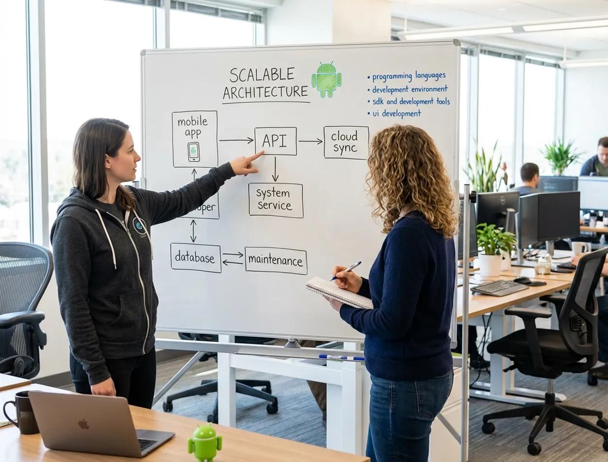 Process and technical implementation for Android application development services Process and technical implementation for Android application development services