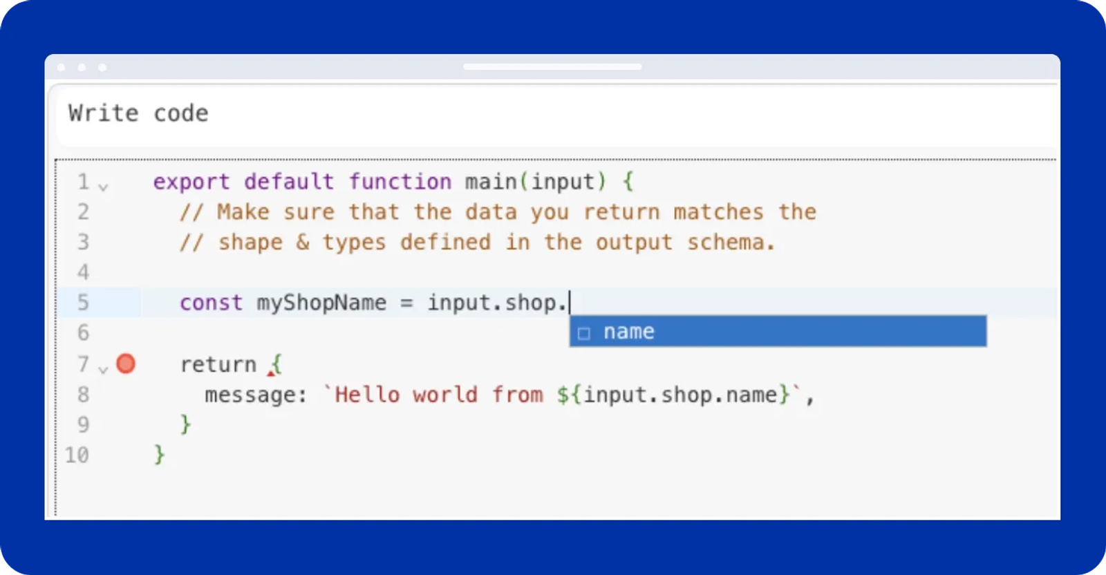 New Features in Shopify Flow's Run Code Action