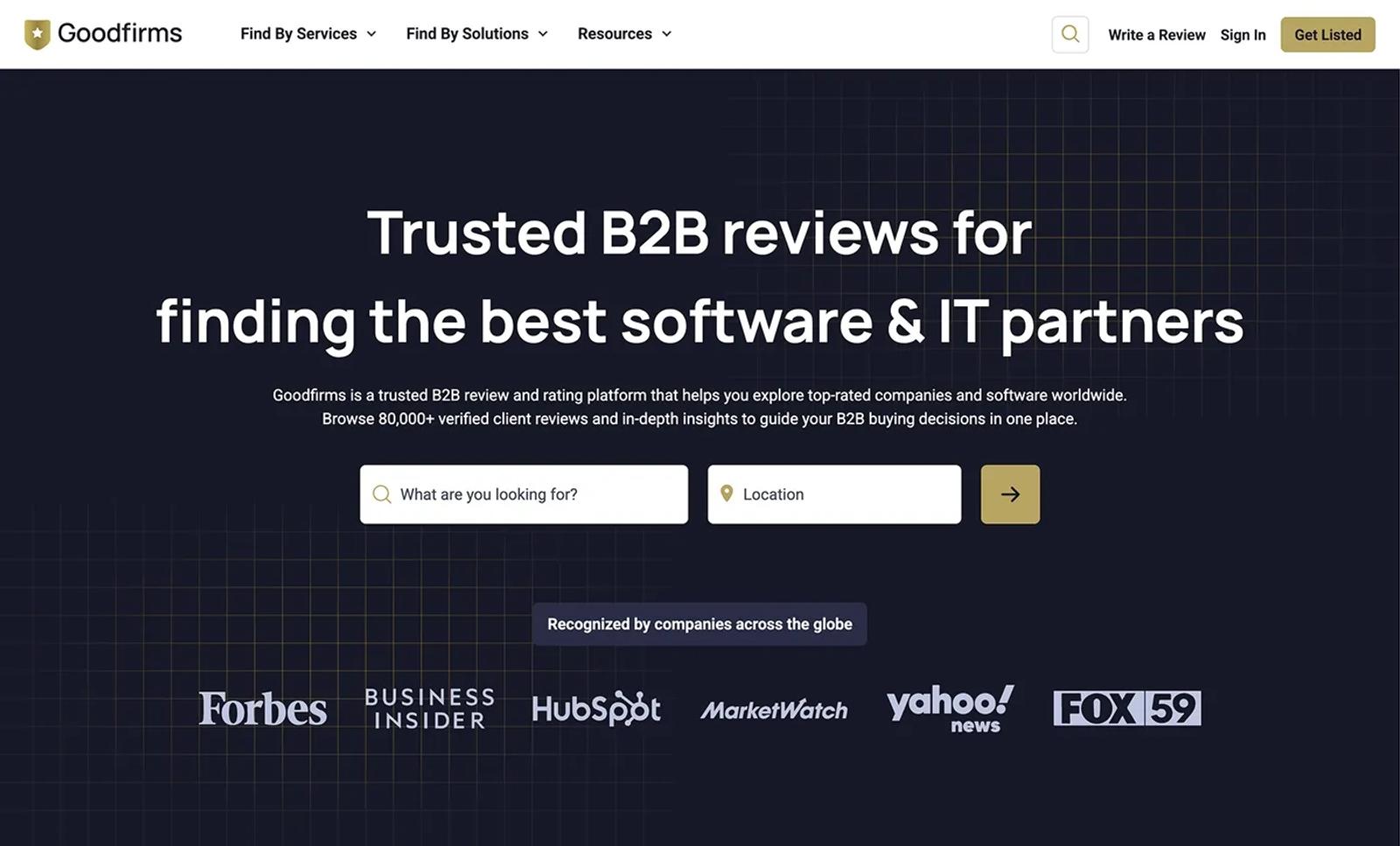 Goodfirms B2B Directory
