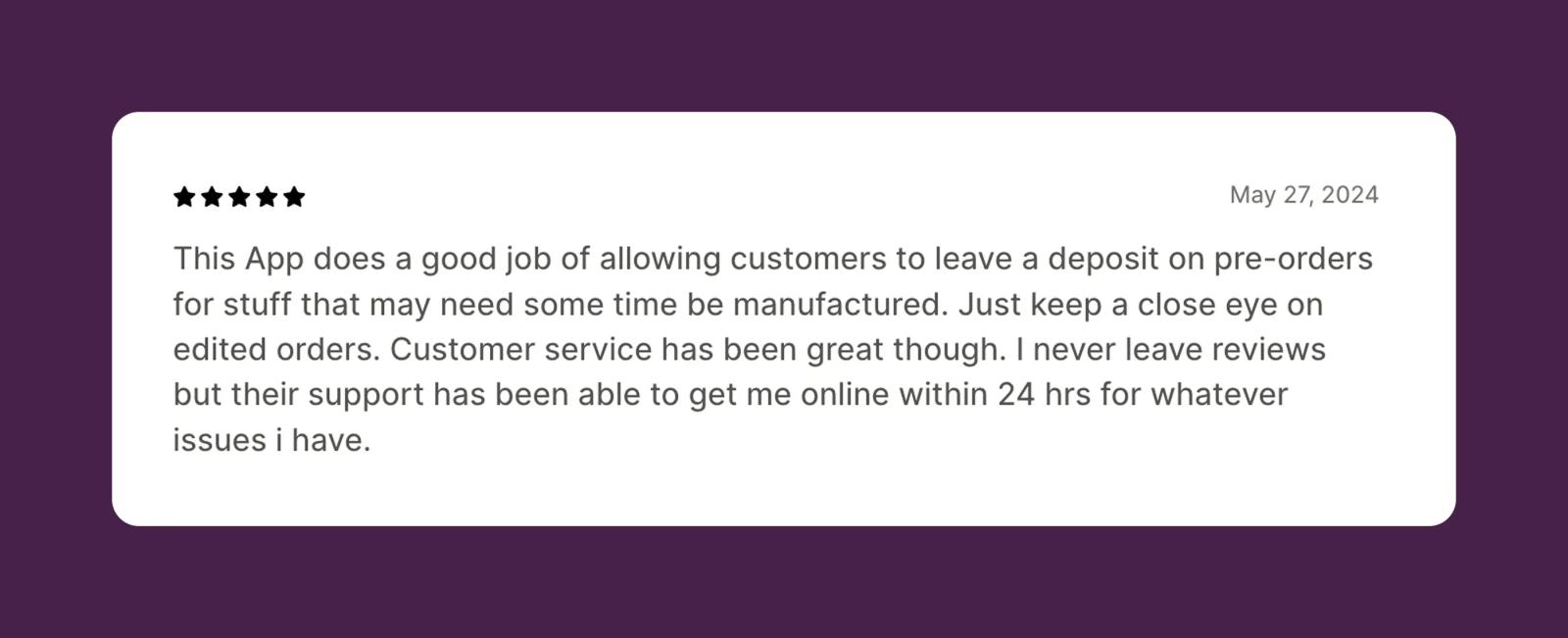 Depo review