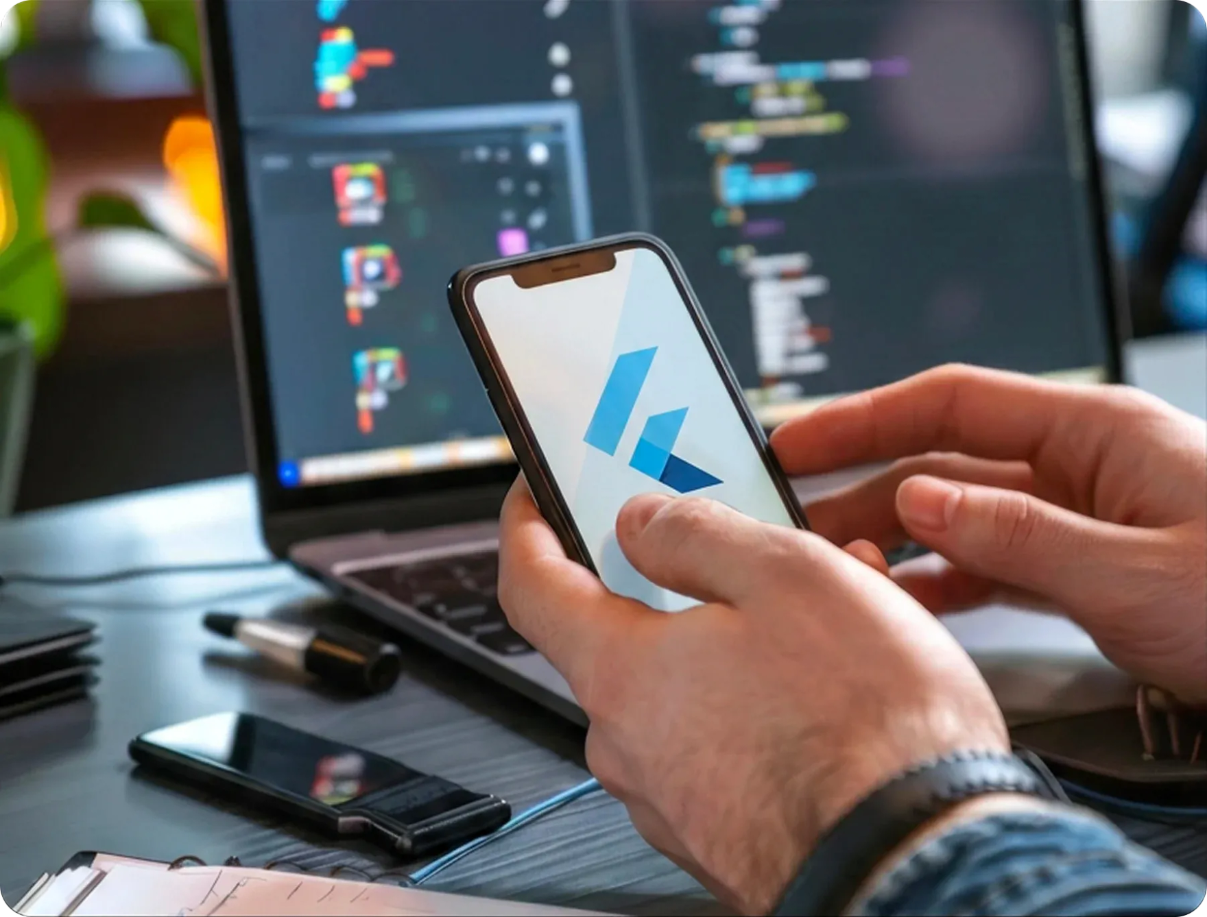 Hire dedicated developers at every stage of Flutter app development Hire dedicated developers at every stage of Flutter app development