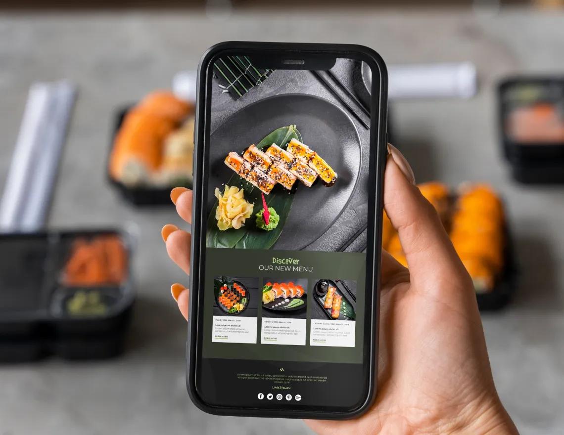 Web App for Online Food